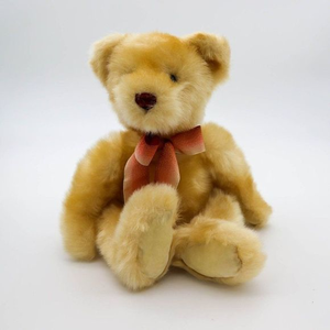 Faux Mohair‎ Teddy Bear, Remake Stuffed Animal, Hug & Luv, Plush, Vintage Style